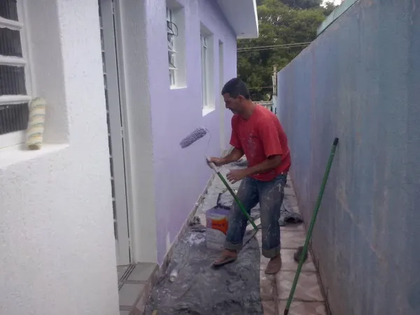 Equipe RR Construções em obra